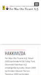 Mobile Screenshot of fer-mas.com.tr